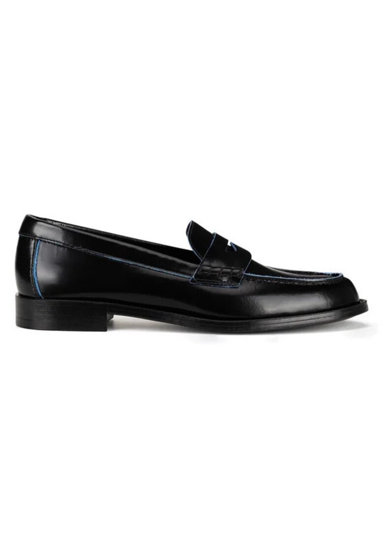 Mocasini dama 5906751019092 - Piele naturala - Negru - Negru