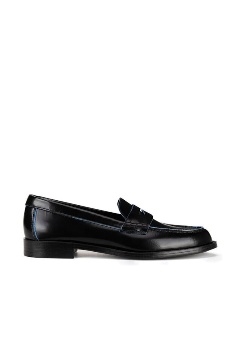 Mocasini dama 5906751019092 - Piele naturala - Negru - Negru