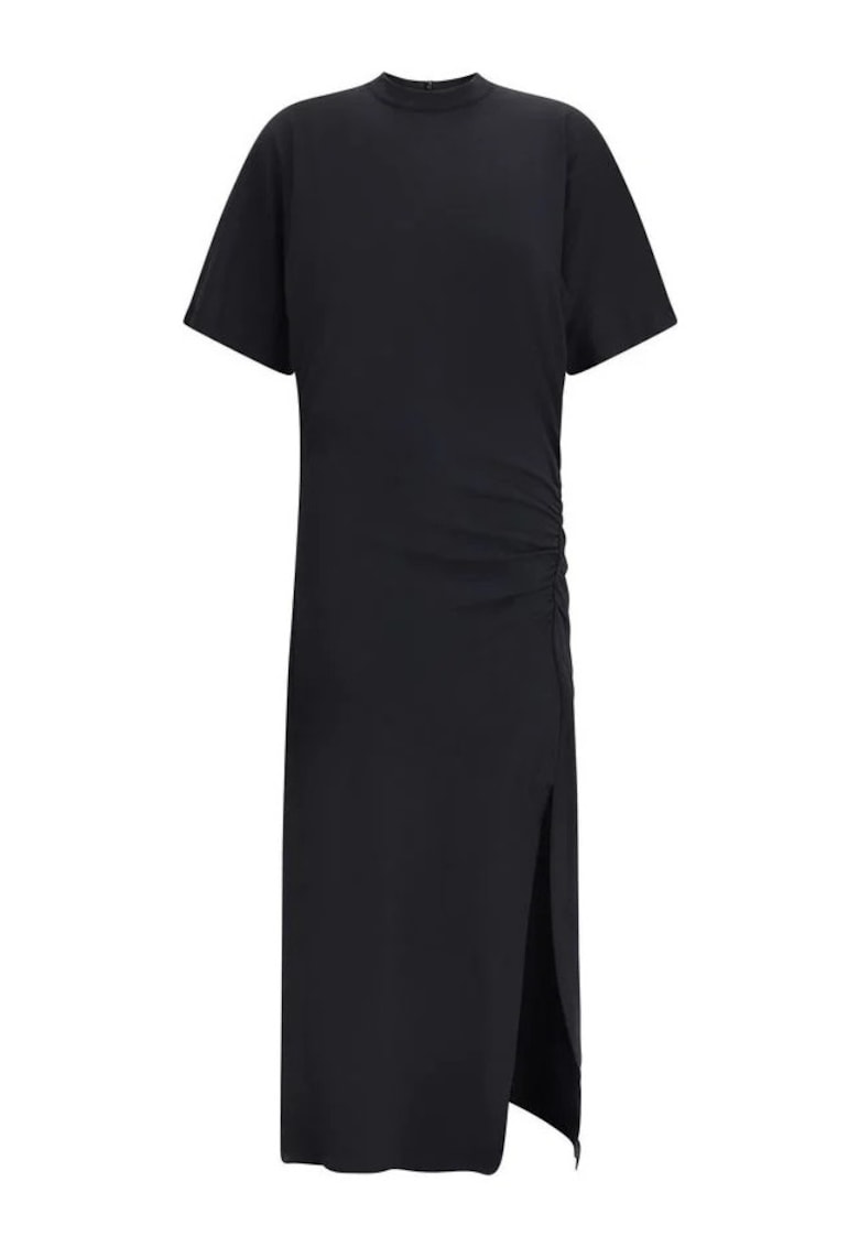 Rochie lunga - Marvin - Bumbac - Negru -