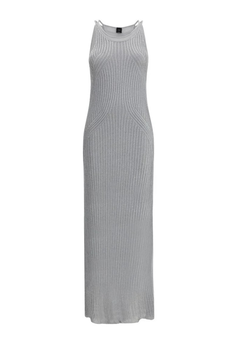 Rochie lunga - Gri - Viscoza -