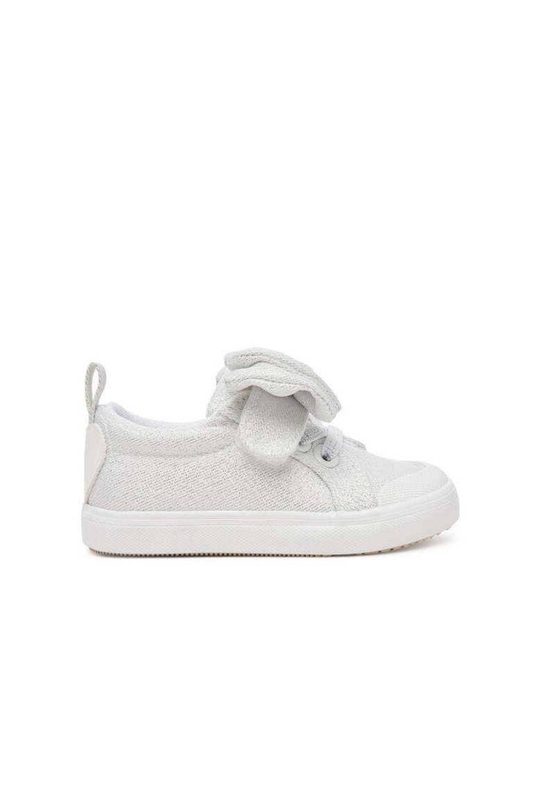 Adidasi fete 41622 - Textil - Alb