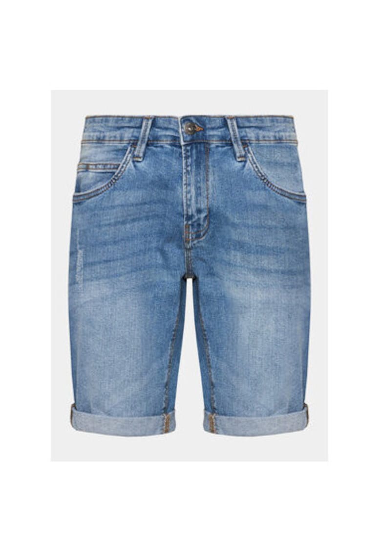 Pantaloni scurti din denim barbati  Kaden 70-100 - Bumbac/Lyocell - Albastru