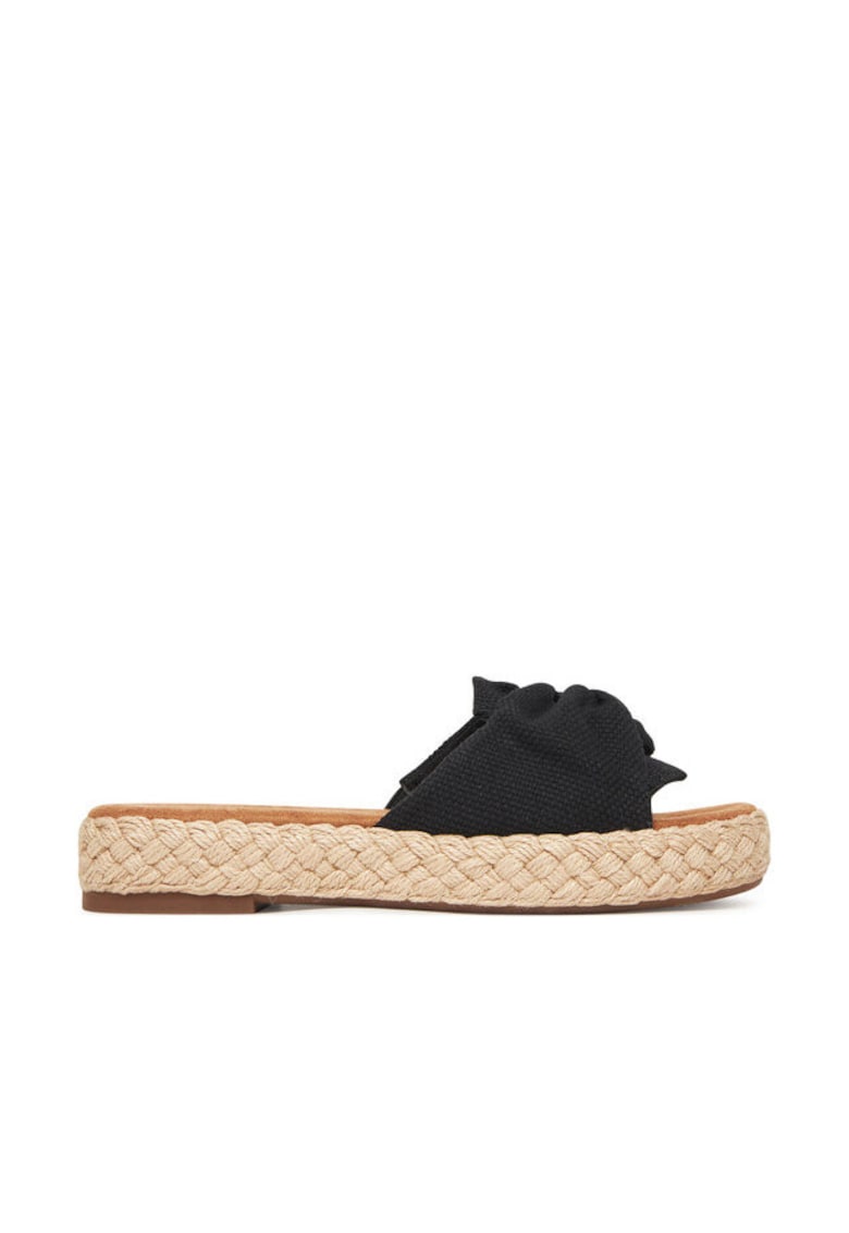 Espadrile dama 10021978 - Textil - Negru