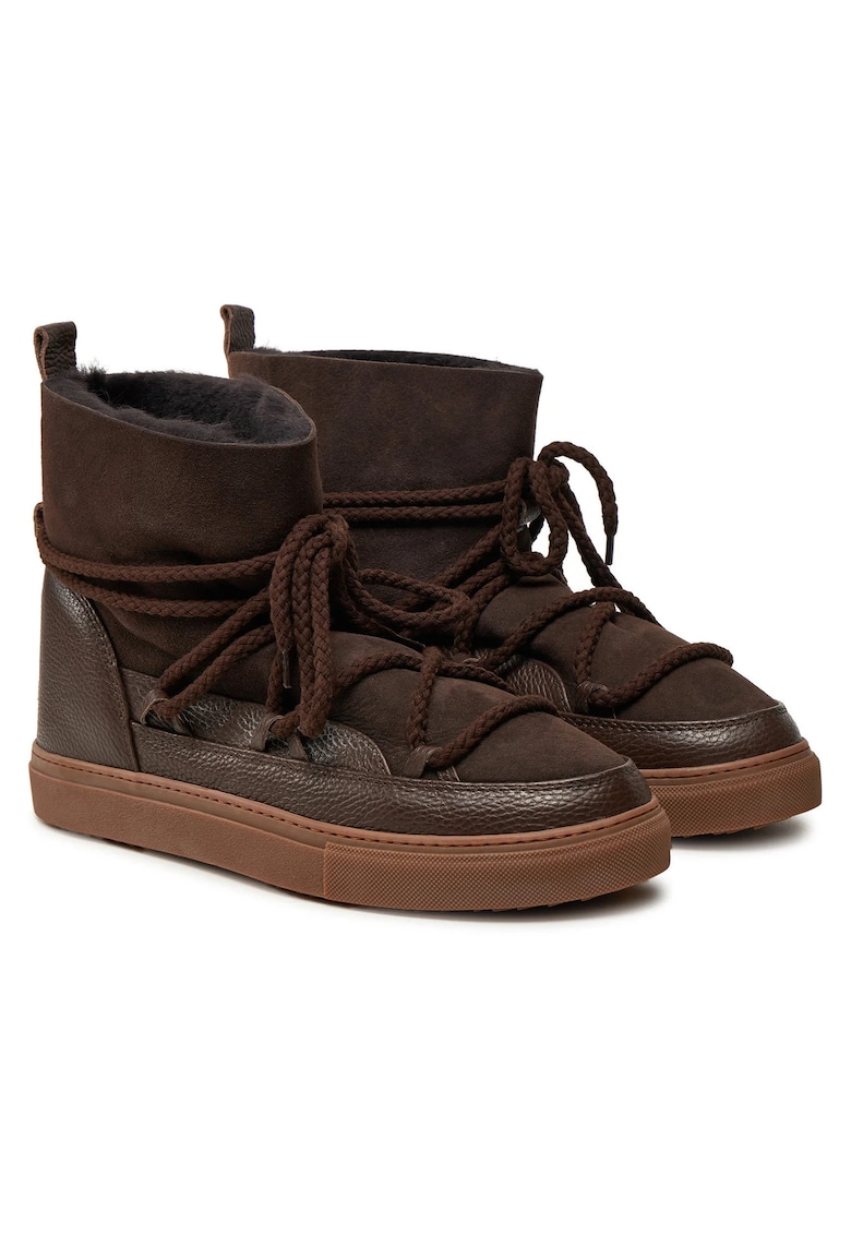 Ghete de iarna 55101-001 - Piele naturala - Maro