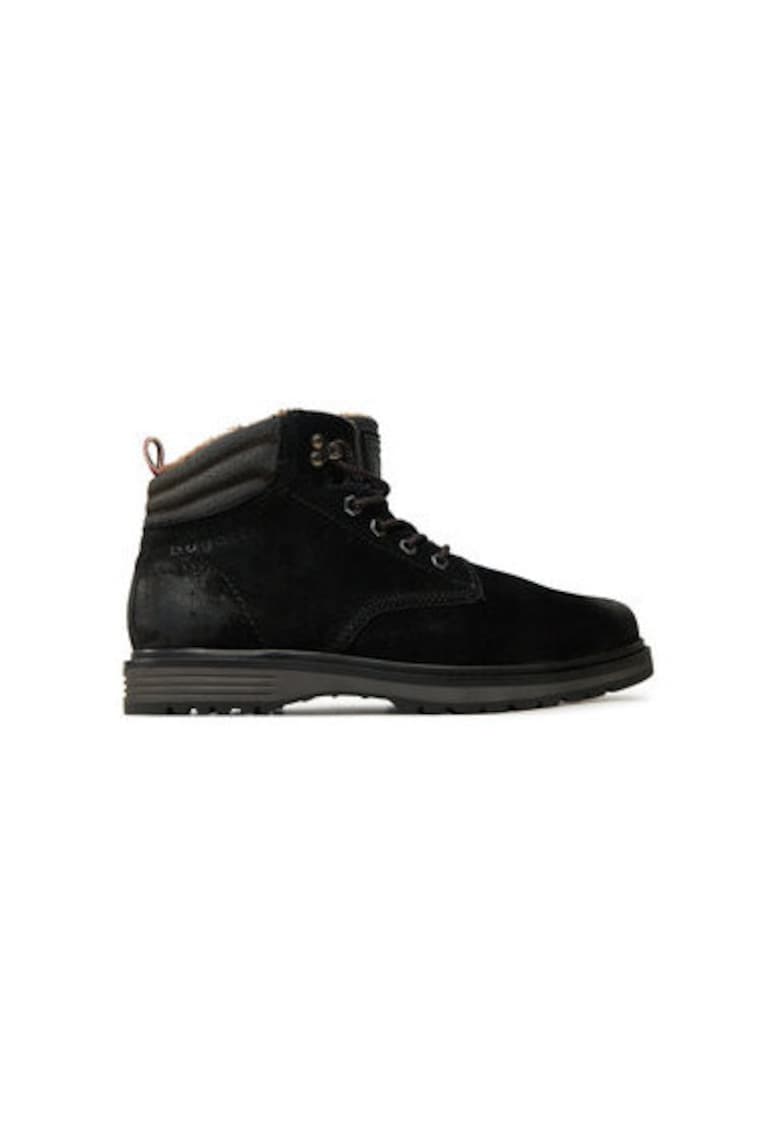 Cizme barbati - 304133336 - Piele naturala - Negru - Negru