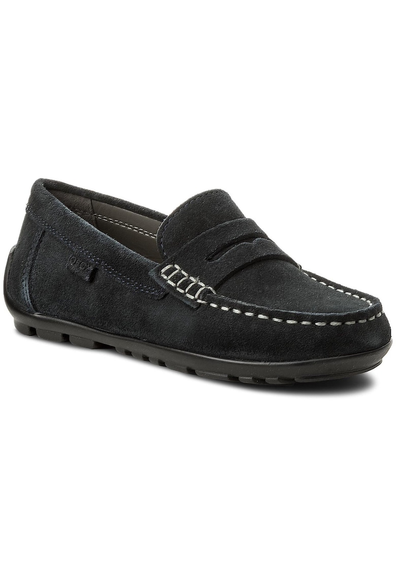 Cizme baieti J826CA-00022 - Piele naturala - Bleumarin