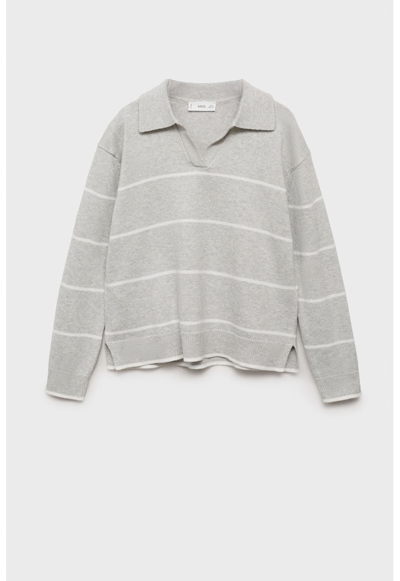 Pulover polo cu dungi