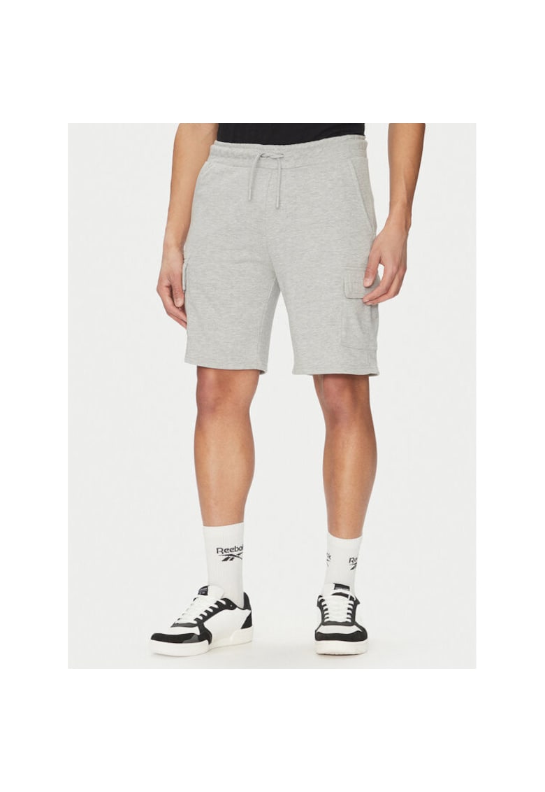 Pantaloni scurti sport barbati 20718382 - Bumbac/Poliester - Gri - Gri