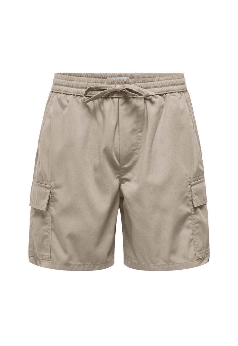 Pantaloni scurti sport barbati Sons - 22034462 - Bumbac/Poliester - 54697 - Bej