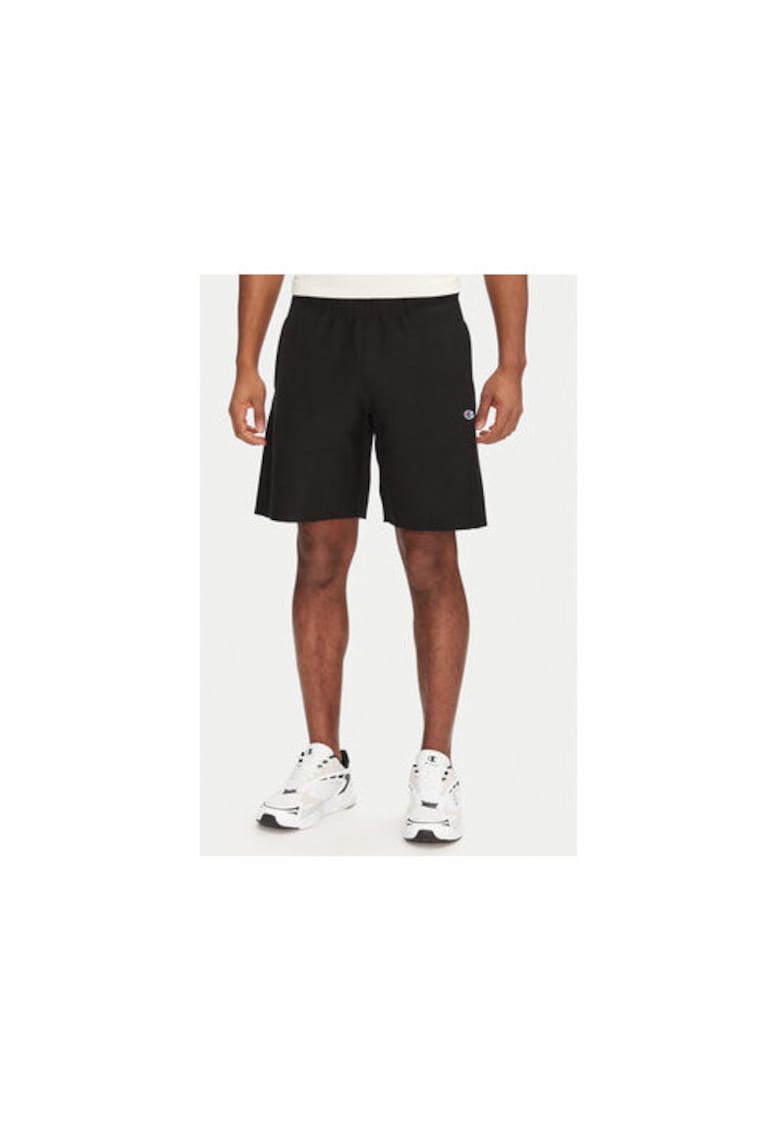 Pantaloni scurti sport barbati 220764 - Bumbac/Poliester - Negru