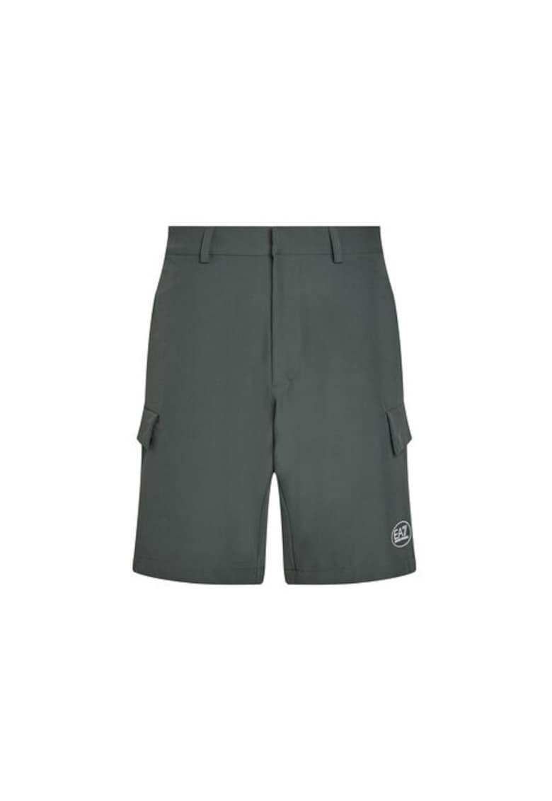 Pantaloni scurti sport barbati Emporio Armani - 7M000196 AF13554 - Poliester/Elastan - Gri - Gri