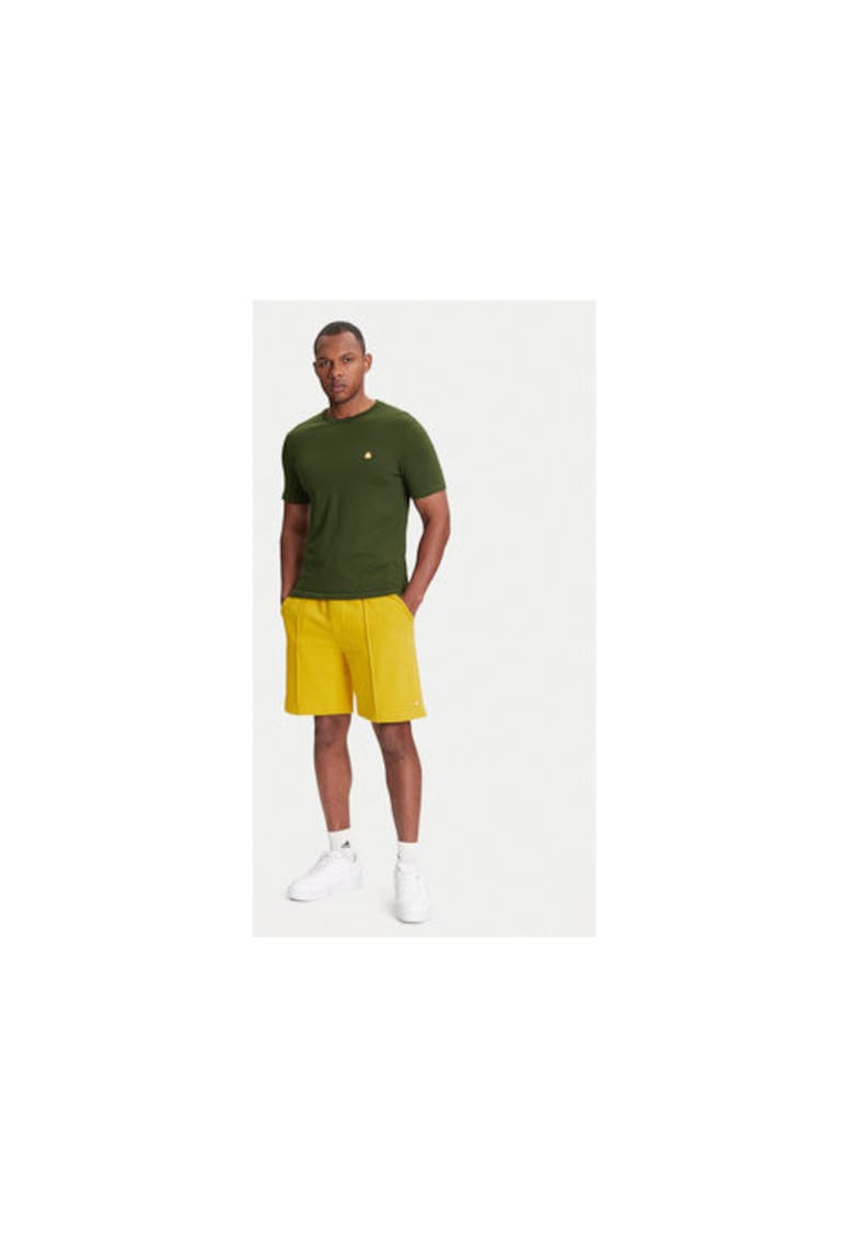 Pantaloni scurti sport barbati 342ZU900X - Bumbac - Galben - Galben
