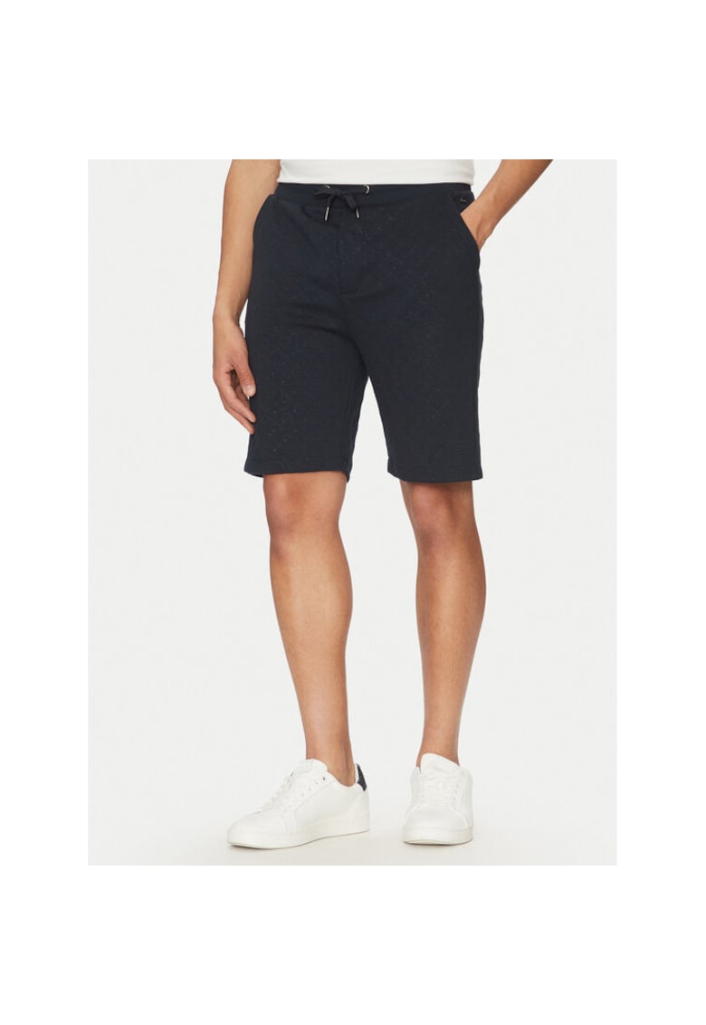 Pantaloni scurti sport barbati 10019273 30045561 - Poliester/Viscoza - Bleumarin - Bleumarin