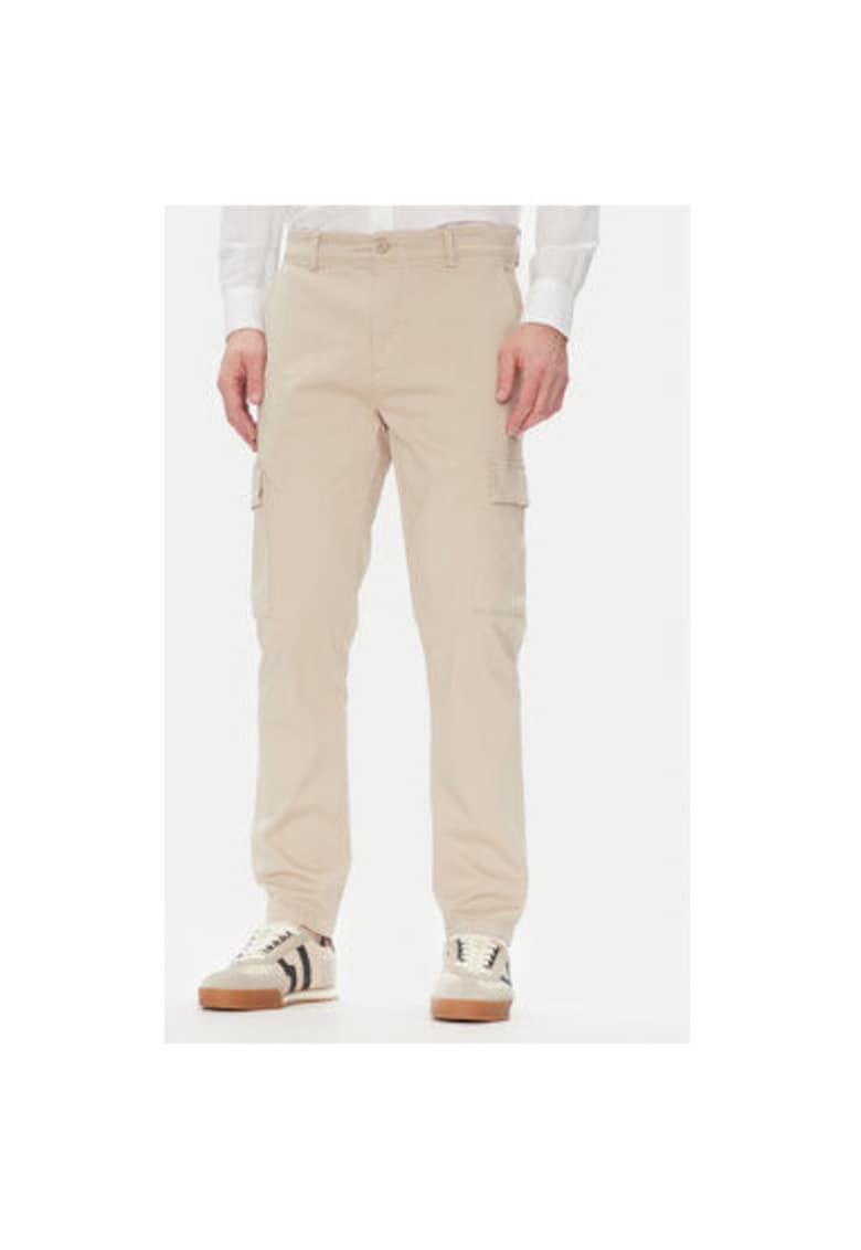 Pantaloni barbati PM211907 - Bumbac - Bej - Bej