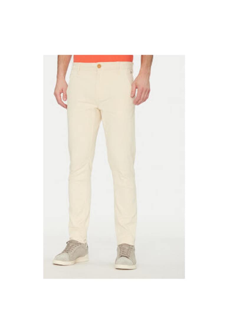 Pantaloni barbati 20703472 - Bumbac - Bej - Bej