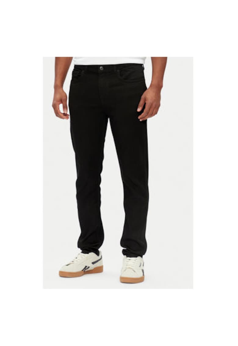 Pantaloni barbati PM207388XM9 - Viscoza/Poliester - Negru - Negru