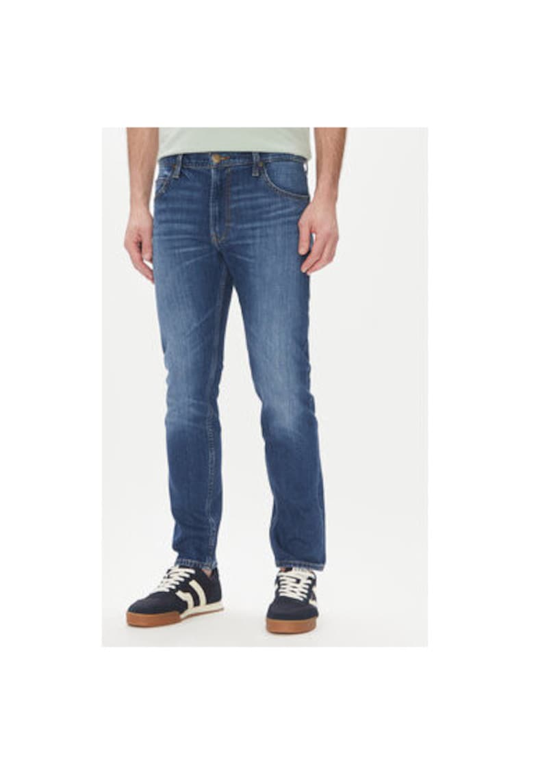 Pantaloni barbati 112363852 - Bumbac/Elastan - Albastru - Albastru