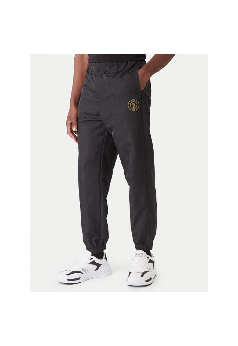 Pantaloni de trening barbati Emporio Armani - 7M000264 AF13722 - Poliester - Negru - Negru