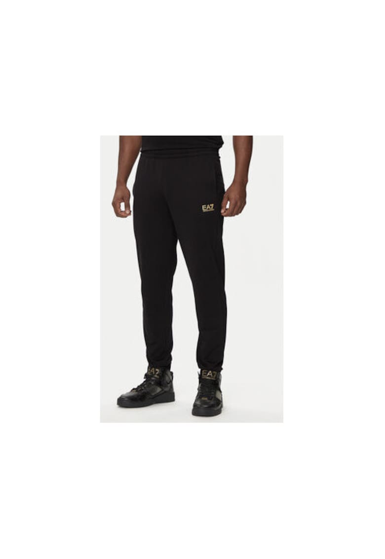 Pantaloni de trening barbati Emporio Armani - 8NPP66 PJVRZ - Bumbac - 3XL INTL - Negru