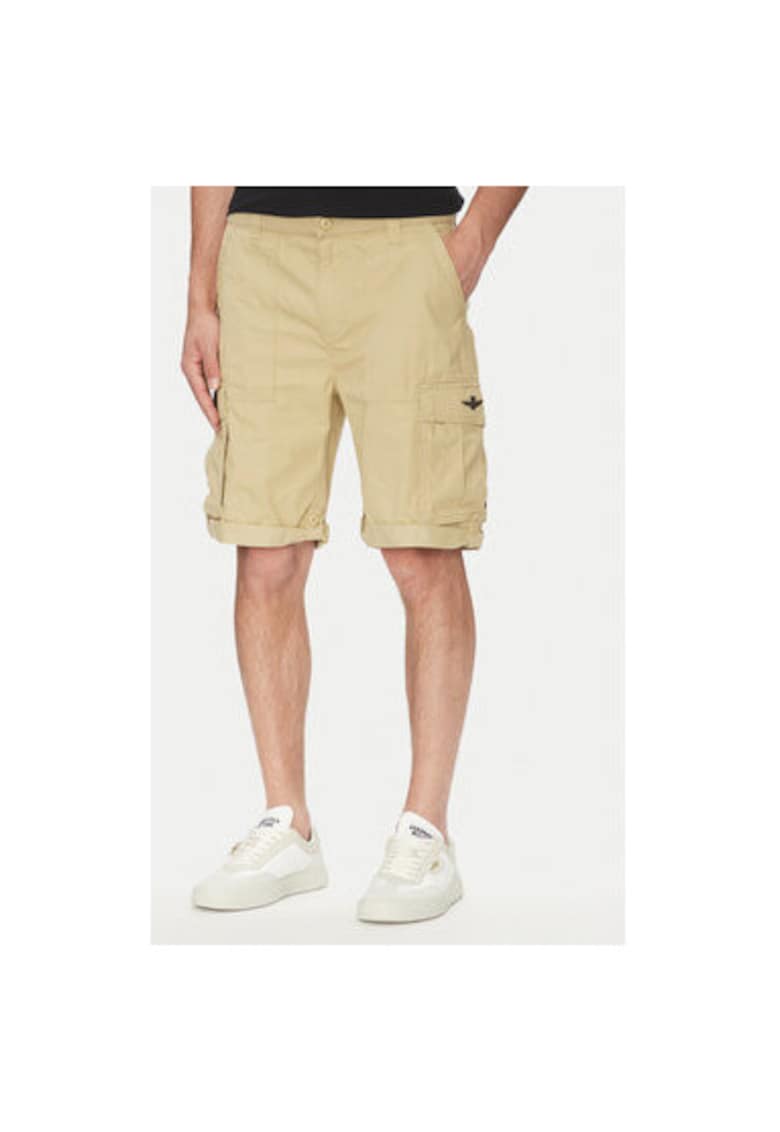 Pantaloni scurti barbati 251BE250CT3501 - Bumbac - Bej