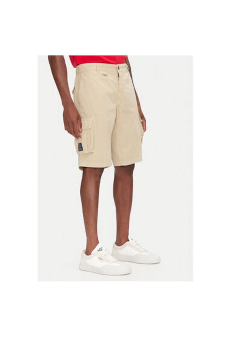 Pantaloni scurti barbati 251BE066CT1122 - Bumbac - Bej