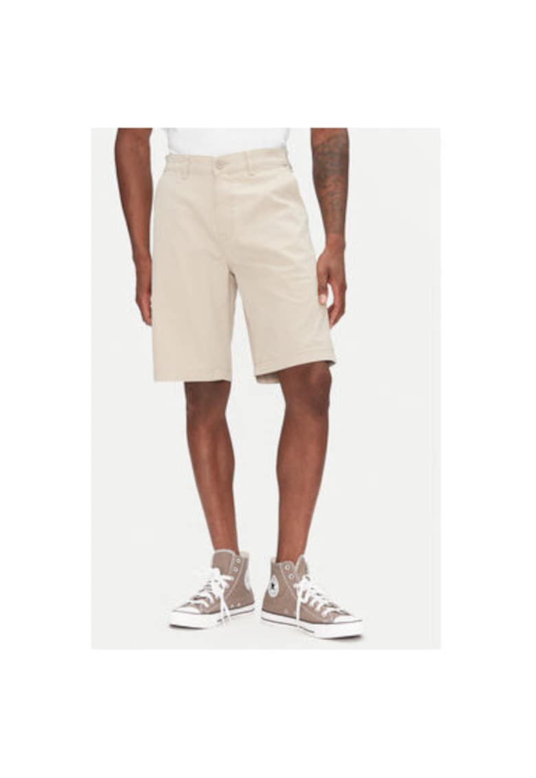 Pantaloni scurti barbati 112349200 - Bumbac - Bej - Bej