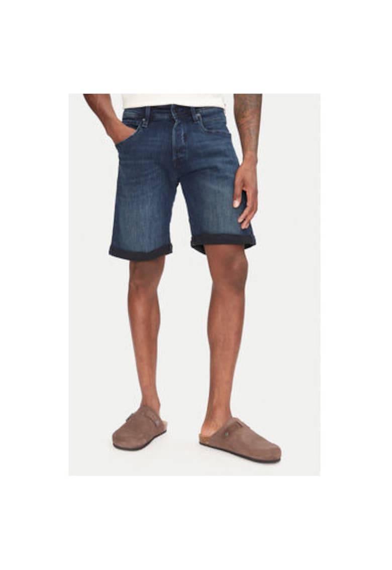 Pantaloni scurti din denim barbati Jack Jones - 12269608 - Bumbac/Poliester reciclat - Albastru