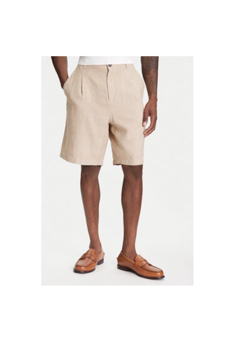 Pantaloni scurti barbati  43B3U9010 - In/Bumbac - Bej