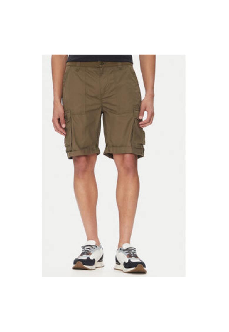 Pantaloni scurti barbati 251BE250CT3501 - Bumbac - Kaki