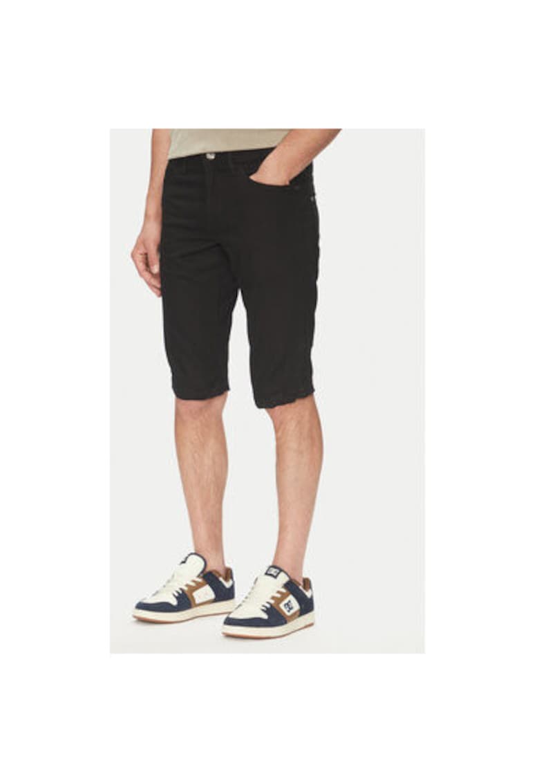 Pantaloni scurti din denim barbati INKEM 70-172 - Bumbac - Negru - Negru