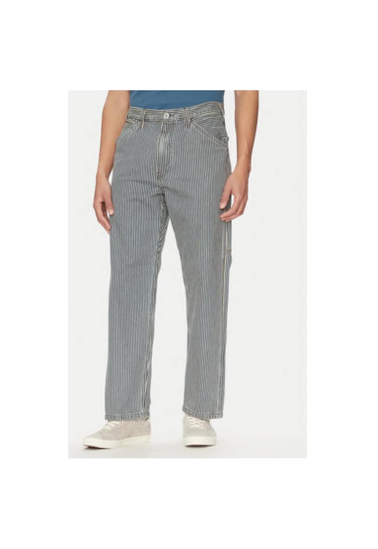 Pantaloni barbati Levi S - 55849-0058 - Bumbac - Alb/Negru Pantaloni barbati Levi S - 55849-0058 - Bumbac - Alb/Negru