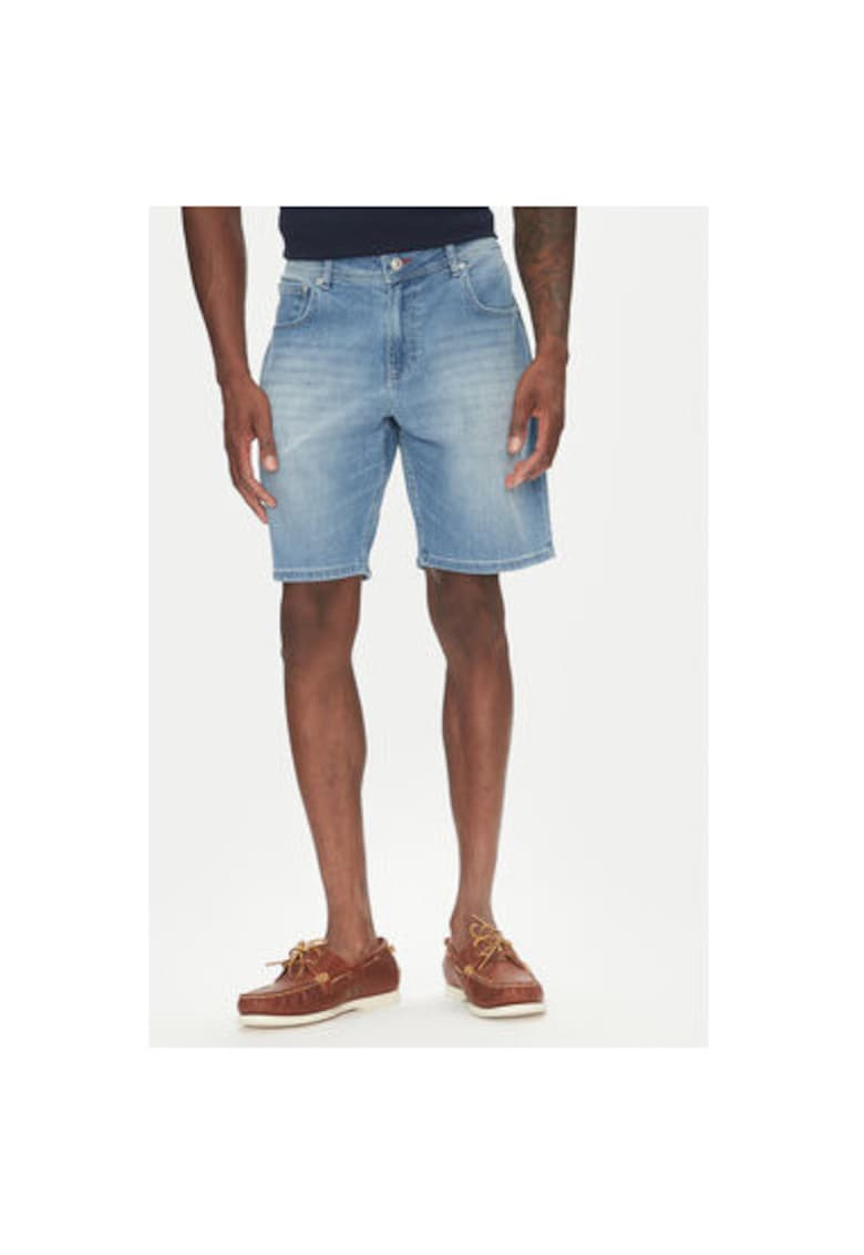 Pantaloni scurti din denim barbati 26655640 - Bumbac/Lyocell - Albastru