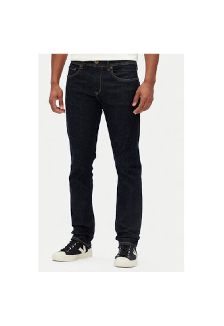 Pantaloni barbati PM207393AB1 - Bumbac/Elastan - Albastru - Albastru