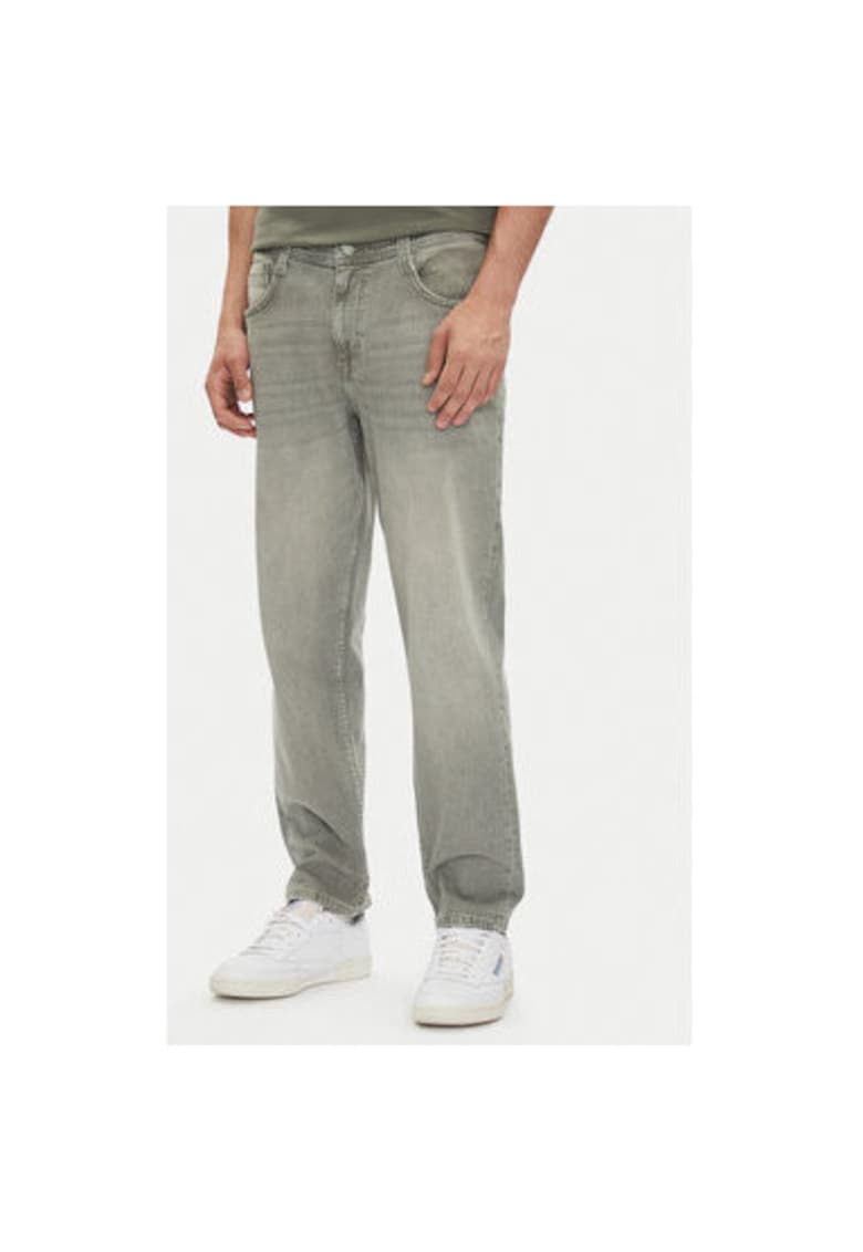 Pantaloni barbati 1016328 - Bumbac/Elastan - Gri - Gri