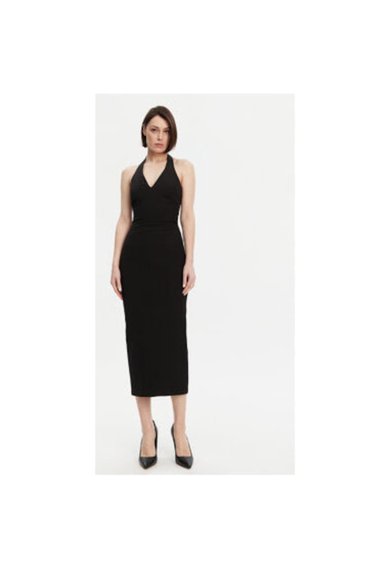 Rochie dama 53-3403 - Poliester reciclat - Negru