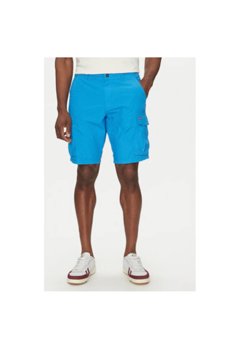 Pantaloni scurti barbati NP0A4HOQB2W1 - Bumbac - Albastru - Albastru