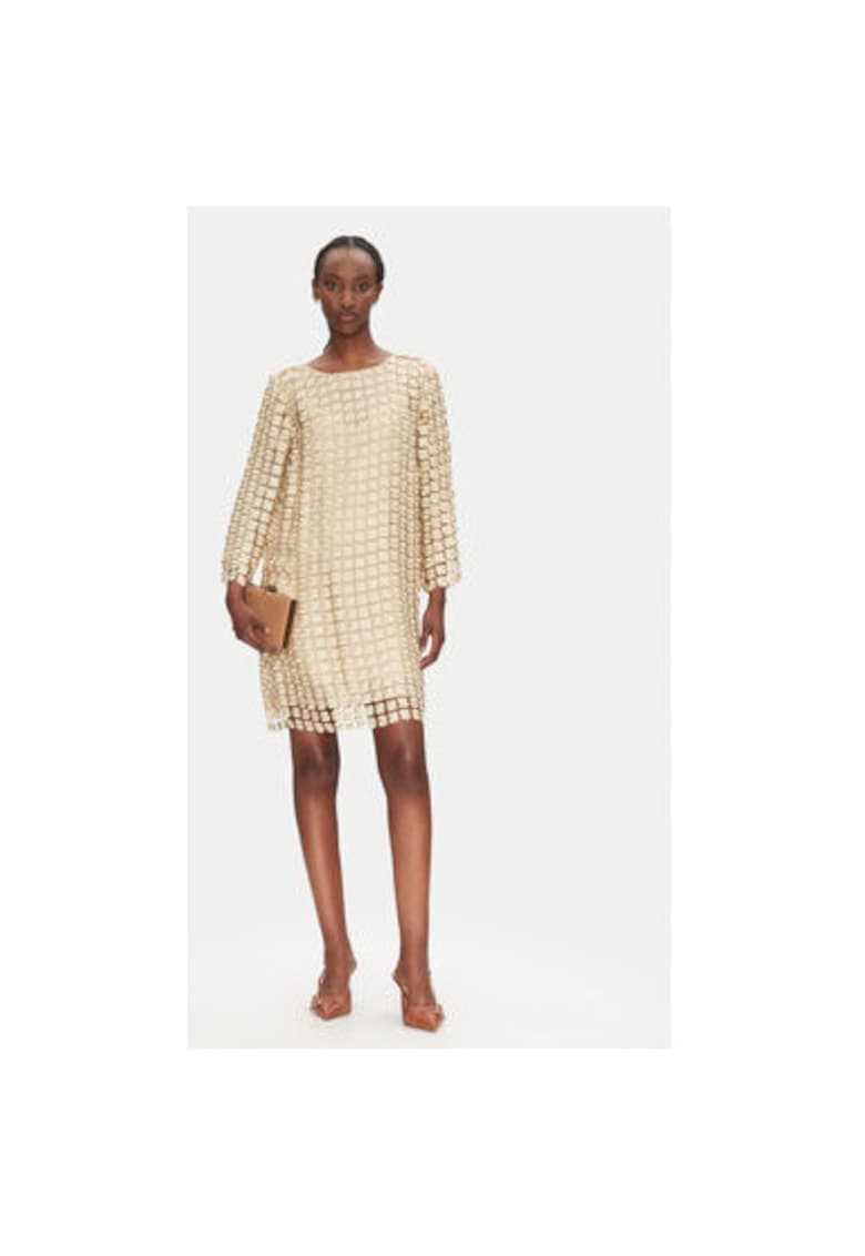 Rochie dama BBW4530 - Poliester - Auriu