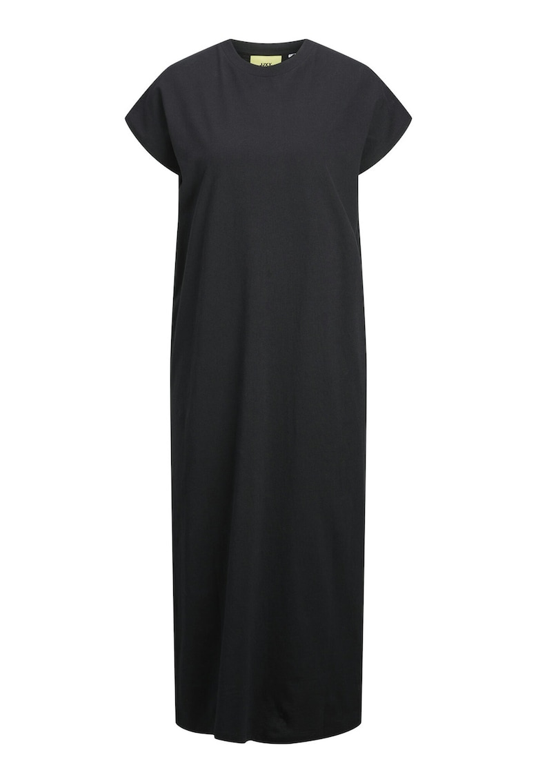 Rochie dama 12263240 - Bumbac organic - Negru - Negru