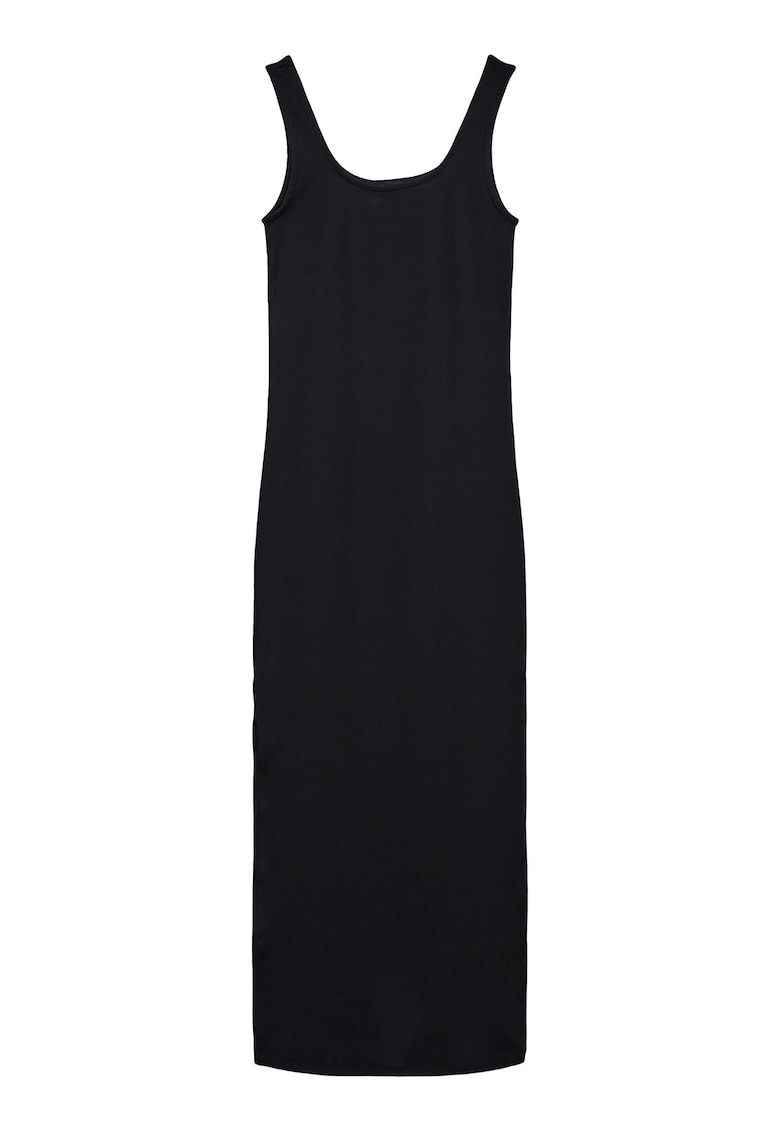 Rochie dama 10325601 - Bumbac/Elastan - Negru