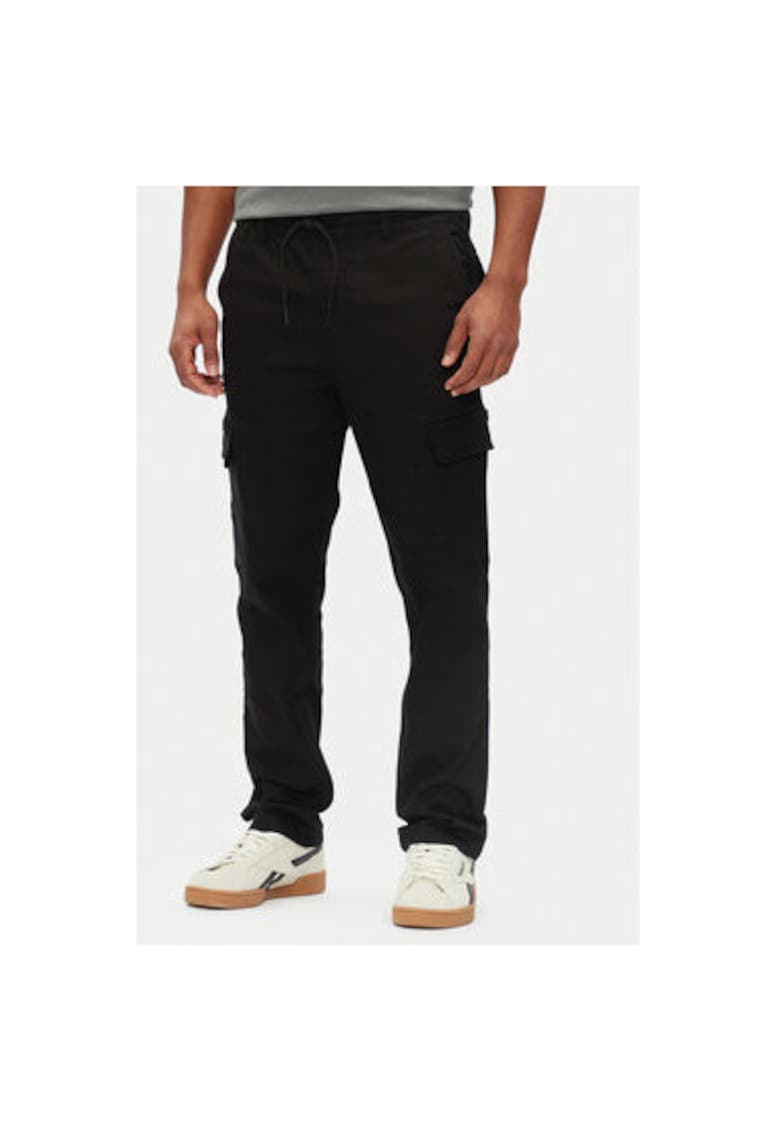 Pantaloni barbati PM211725 - Bumbac/Poliester - Negru