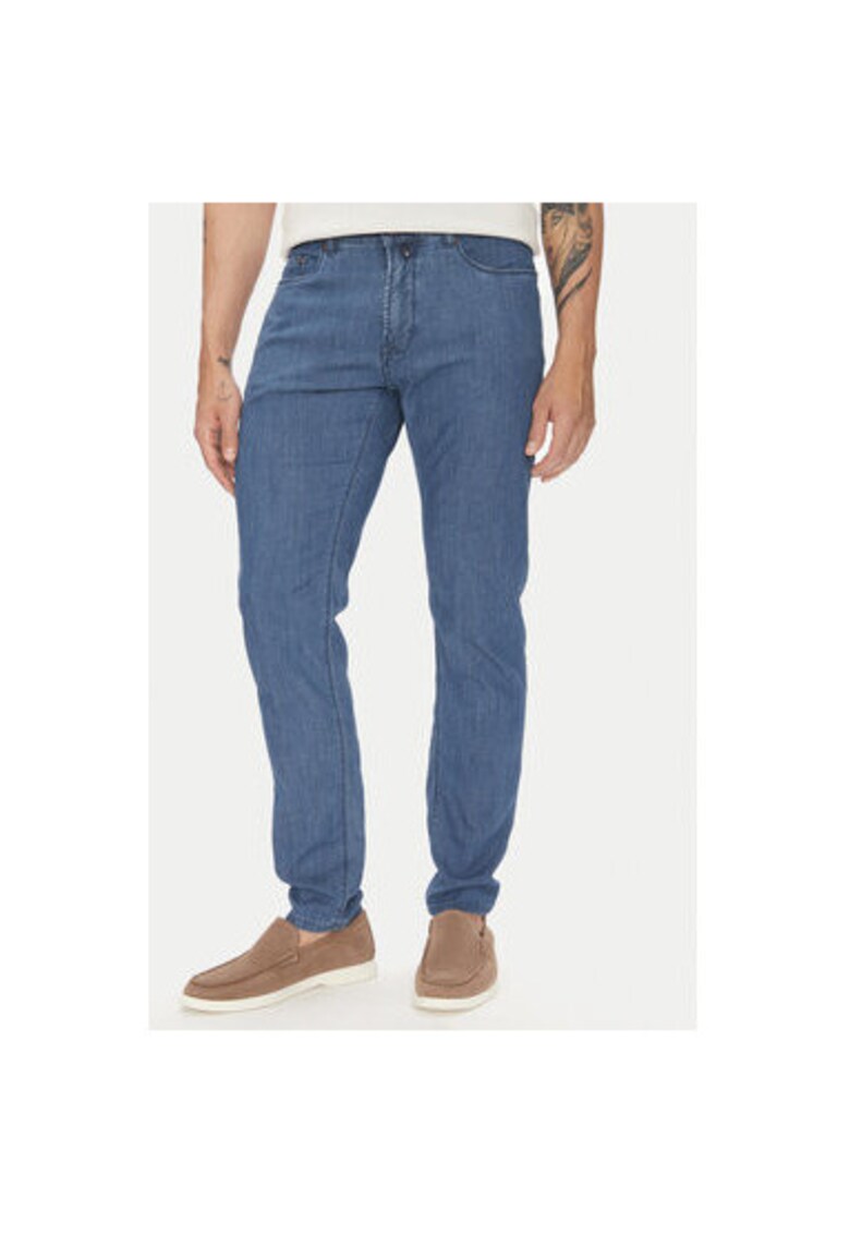 Pantaloni barbati C7 34506.7770 - Bumbac/In - Albastru - Albastru