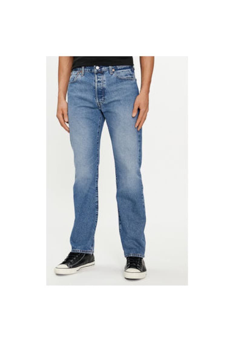Pantaloni barbati Levi S - 00501-3504 - Bumbac - Albastru Pantaloni barbati Levi S - 00501-3504 - Bumbac - Albastru