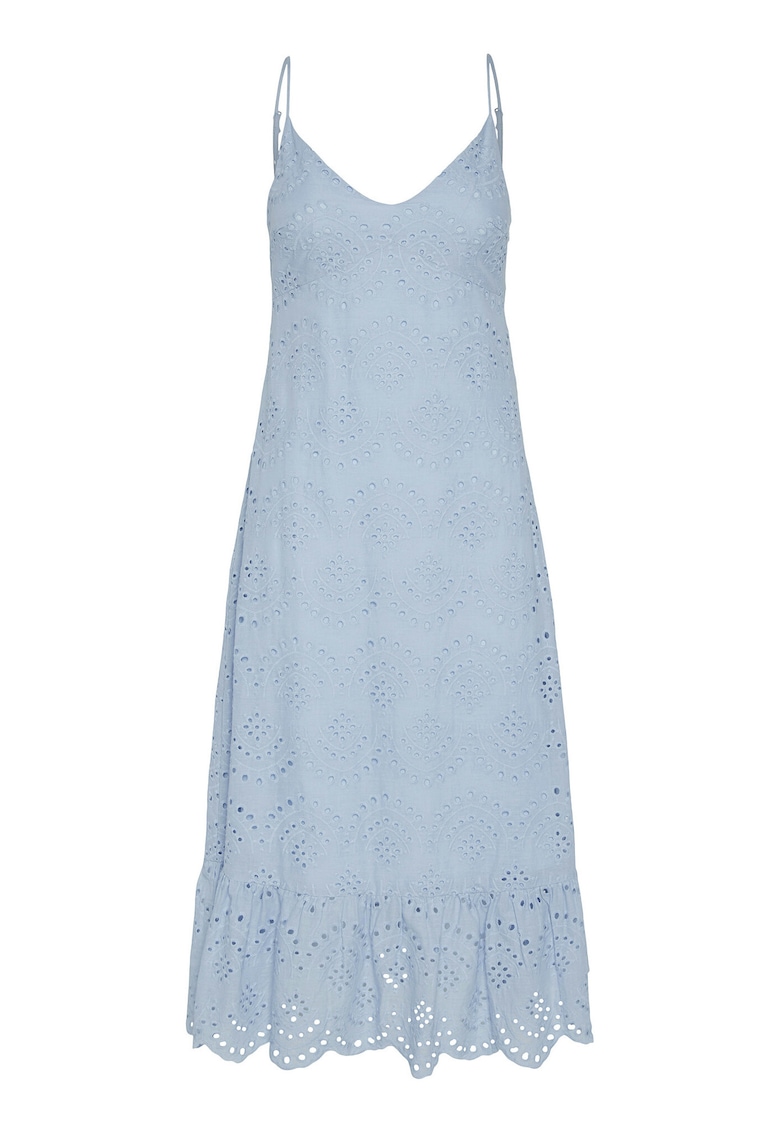 Rochie midi cu dantela sangallo