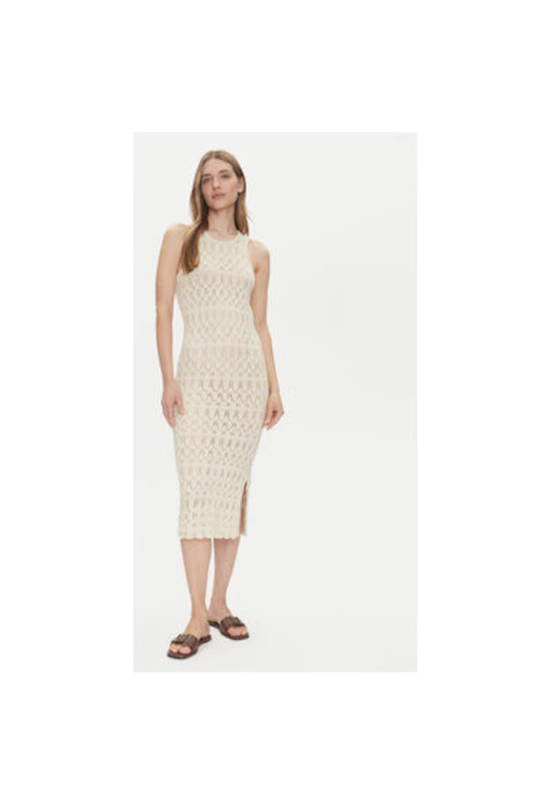 Rochie de vara dama  10317250 - Bumbac/Acril - Bej