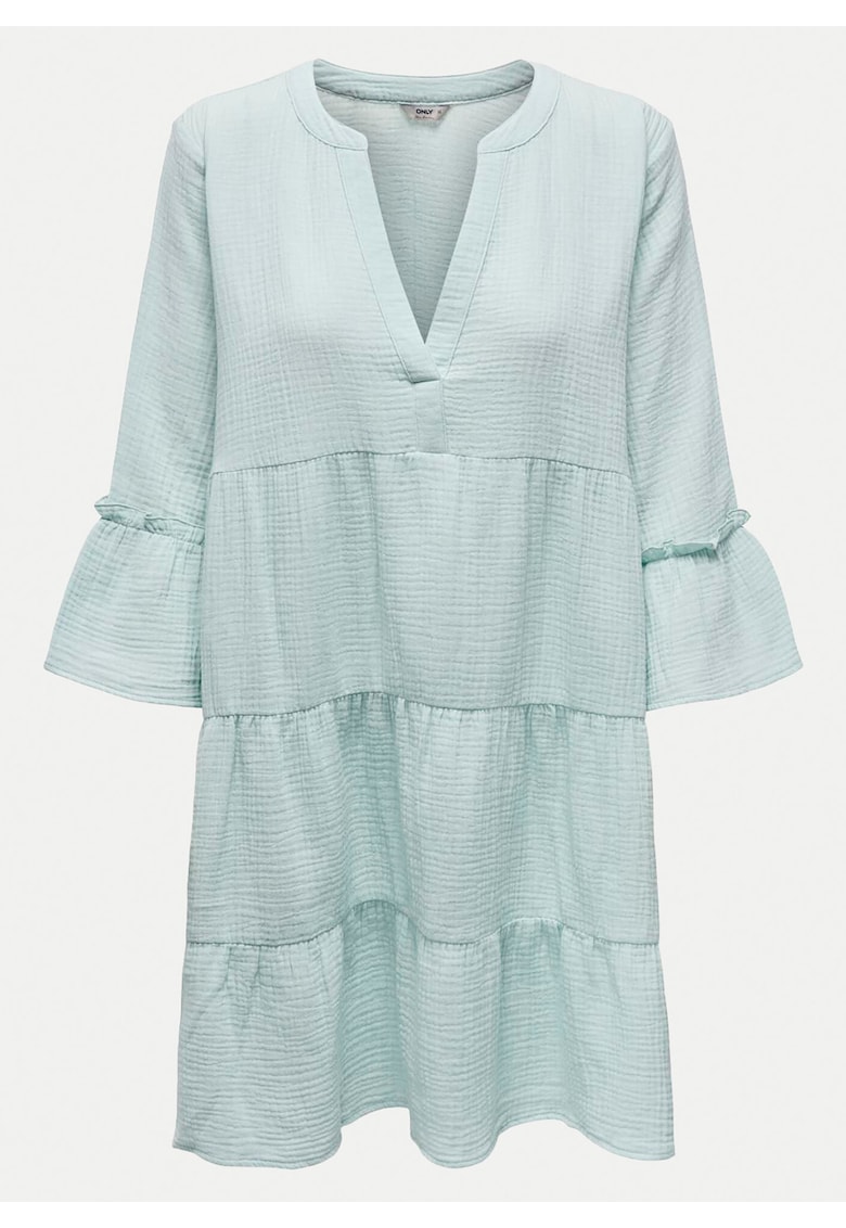 Rochie de vara dama 15267999 - Bumbac organic - Verde