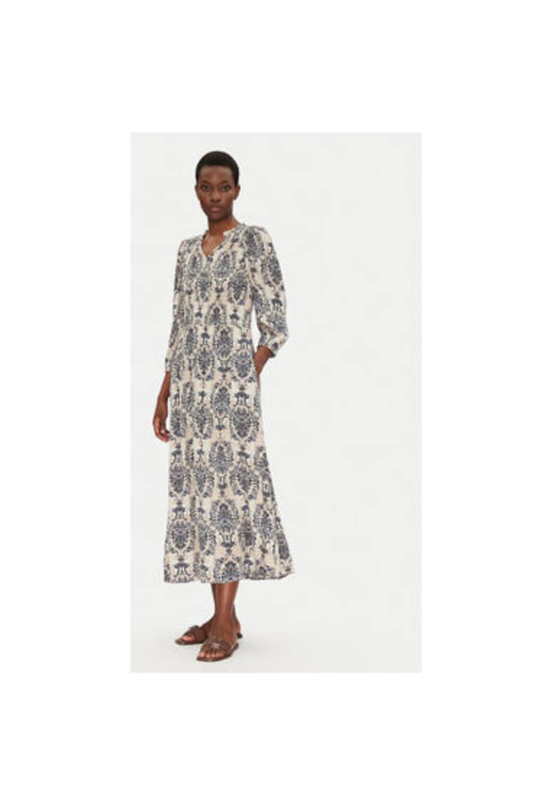 Rochie de vara dama 20613512 - Viscoza - Bej - Bej
