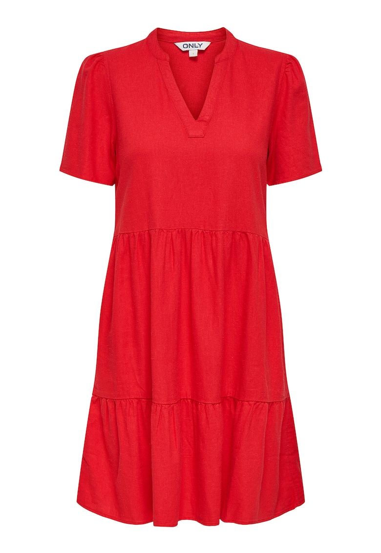 Rochie de vara dama 15310970 - In/Viscoza - Rosu - Rosu