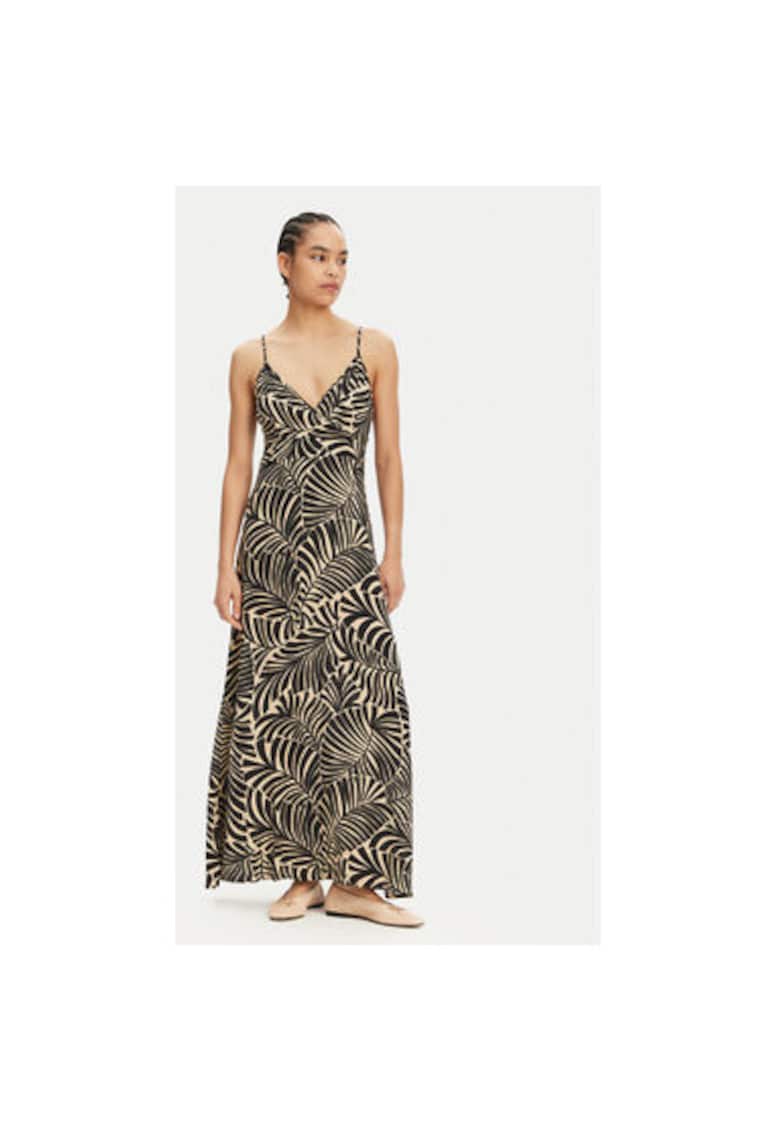 Rochie de vara dama 15317840 - Viscoza - Negru - Negru