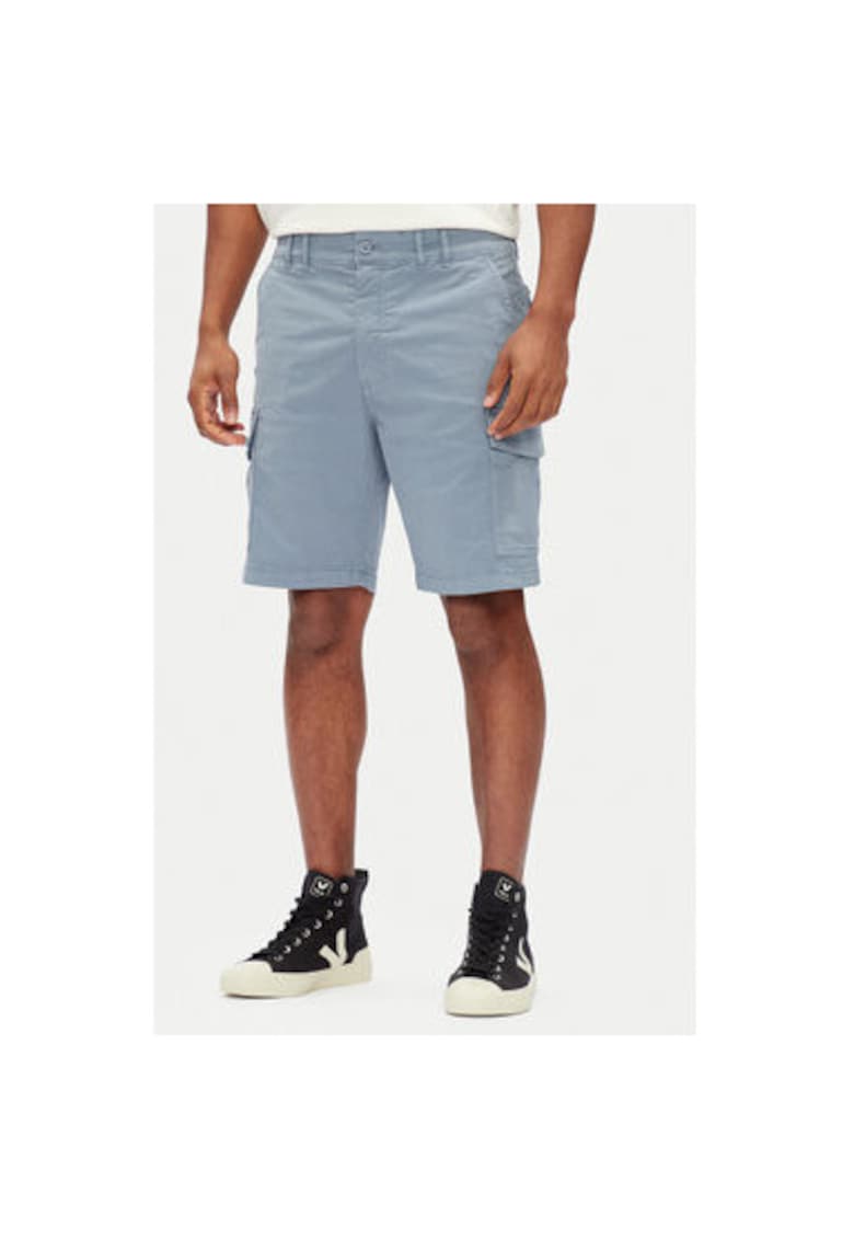 Pantaloni scurti barbati PM801179 - Bumbac - Albastru