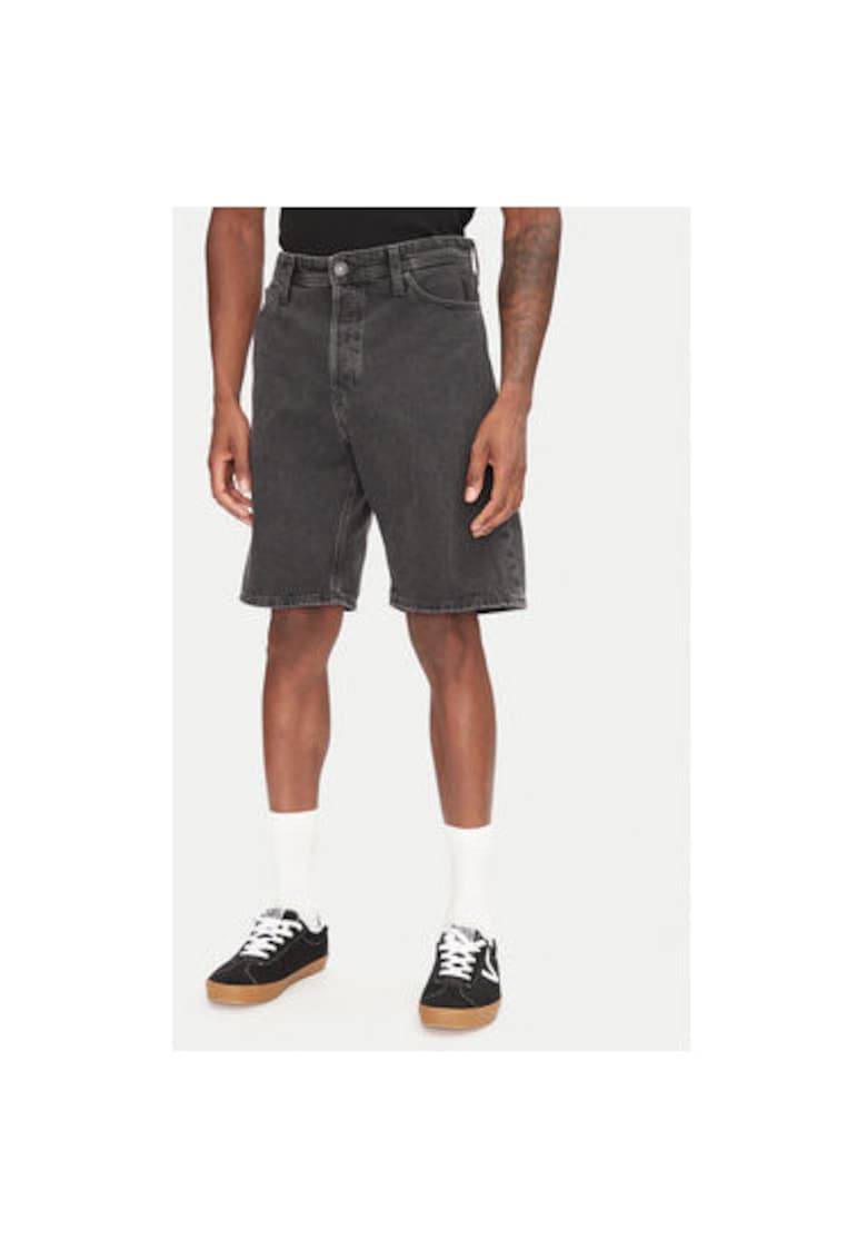 Jack & Jones Pantaloni scurti din denim barbati Jack Jones - 12269532 - Bumbac - Negru - Negru